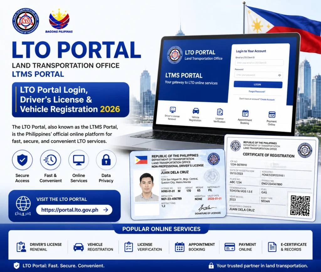 How to Log in to Your LTO Portal Account