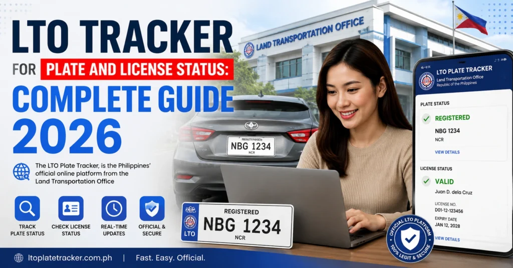 LTO Tracker for Plate and License Status: Complete Guide 2026