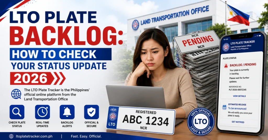 LTO Plate Backlog: How to Check Your Status Update 2026