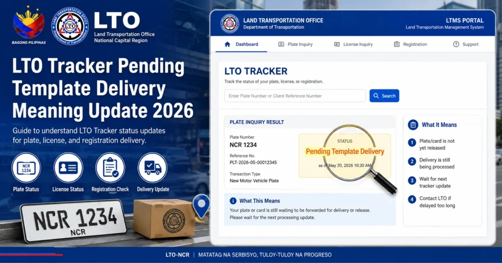 Step‑by‑Step Plate Delivery Process in LTO Tracker