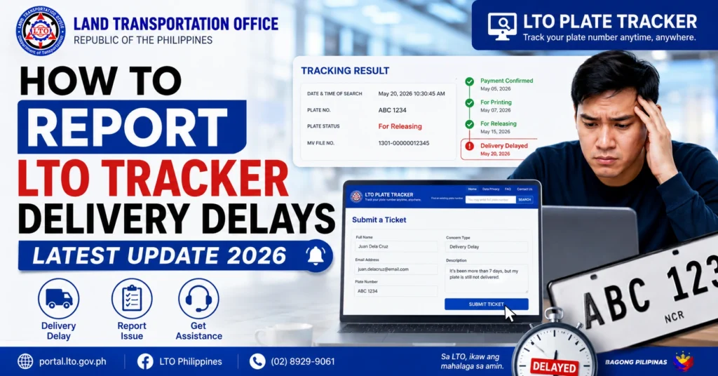 How to Report LTO Tracker Delivery Delays Latest Update 2026
