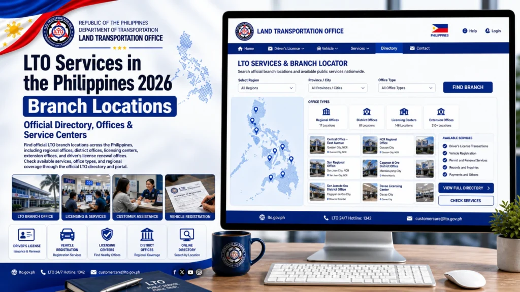 How to Find an LTO Branch Near You