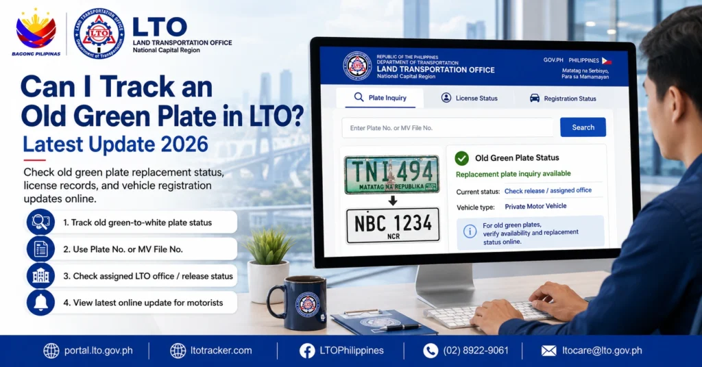 Step-by-Step Process to Track Old Green Plates