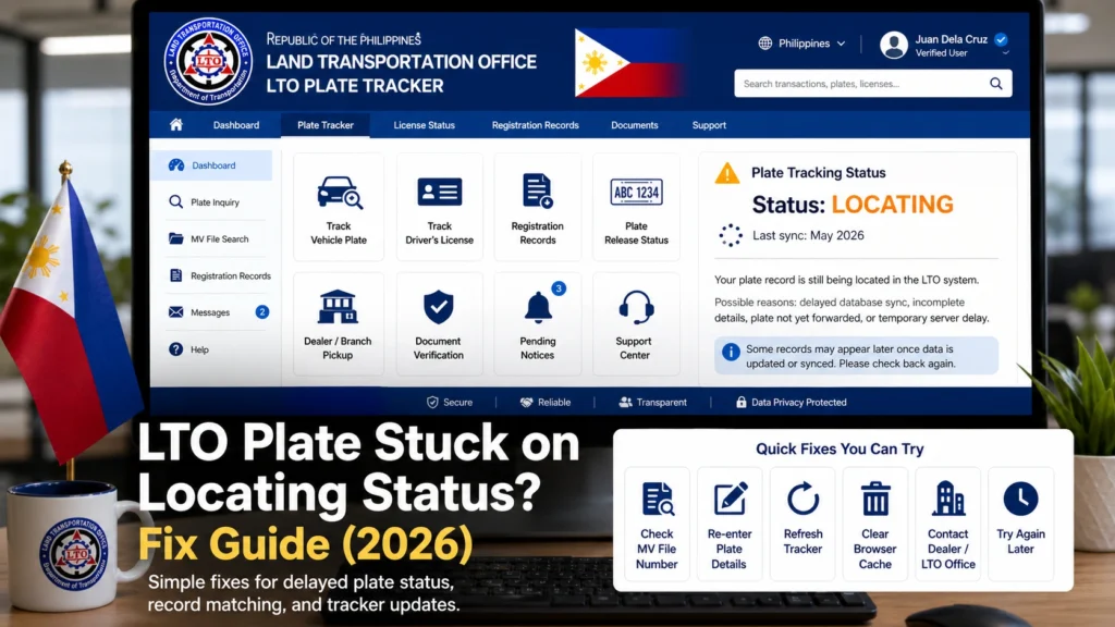 Why Your LTO Plate Gets Stuck on Locating Status