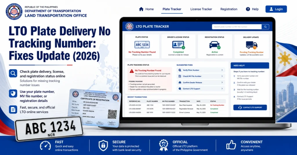 Step-by-Step Fix If No Tracking Number Appears