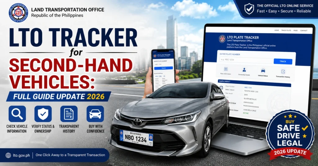 LTO Tracker for Second-Hand Vehicles: Full Guide Update 2026
