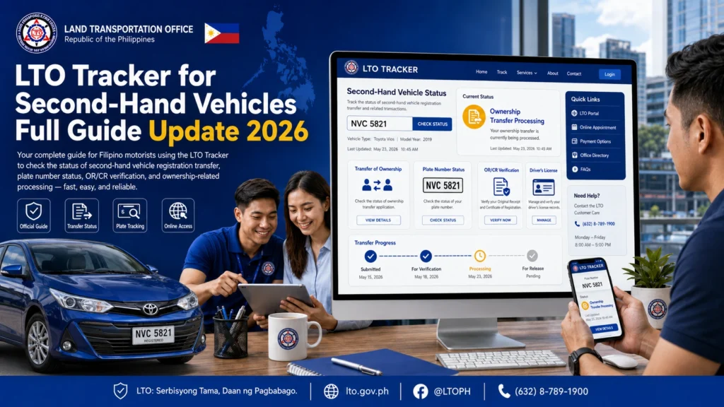 Using LTO Tracker for Second-Hand Vehicles