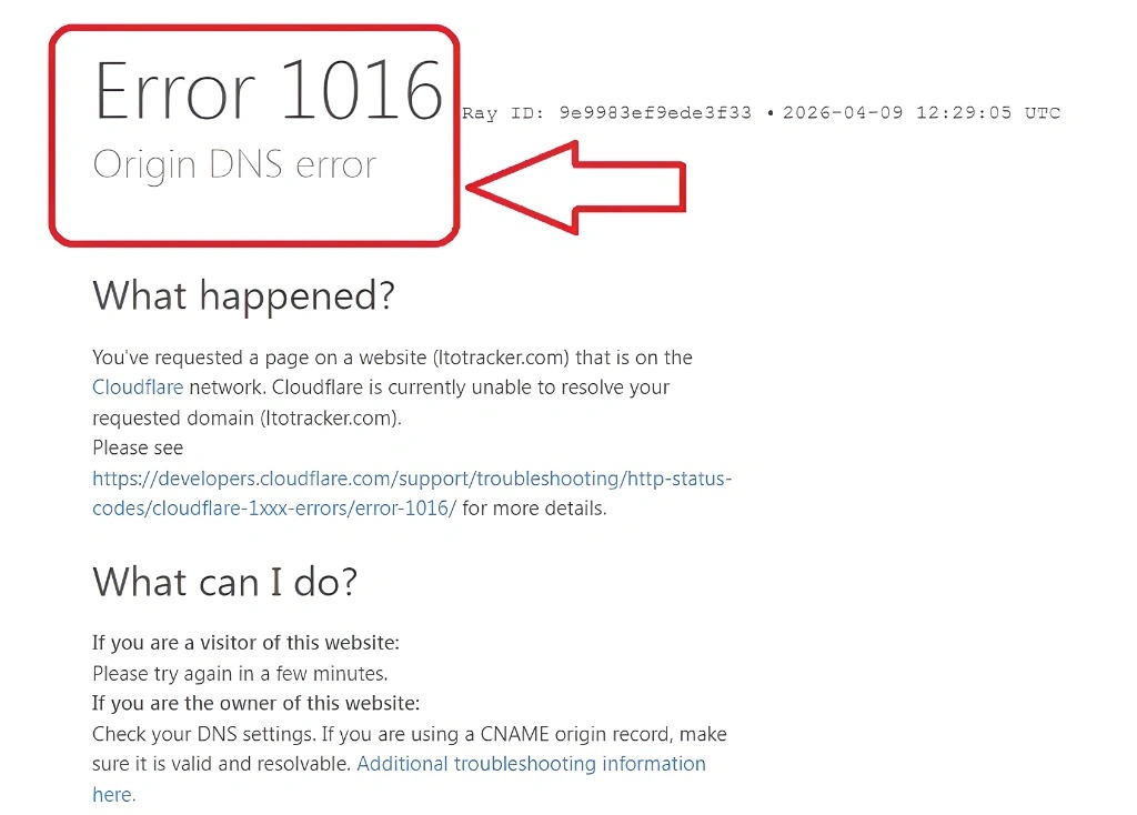 Why the LTO Tracker Sometimes Stops Working