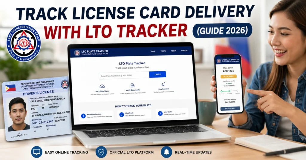 Track License Card Delivery with LTO Tracker (Guide 2026)
