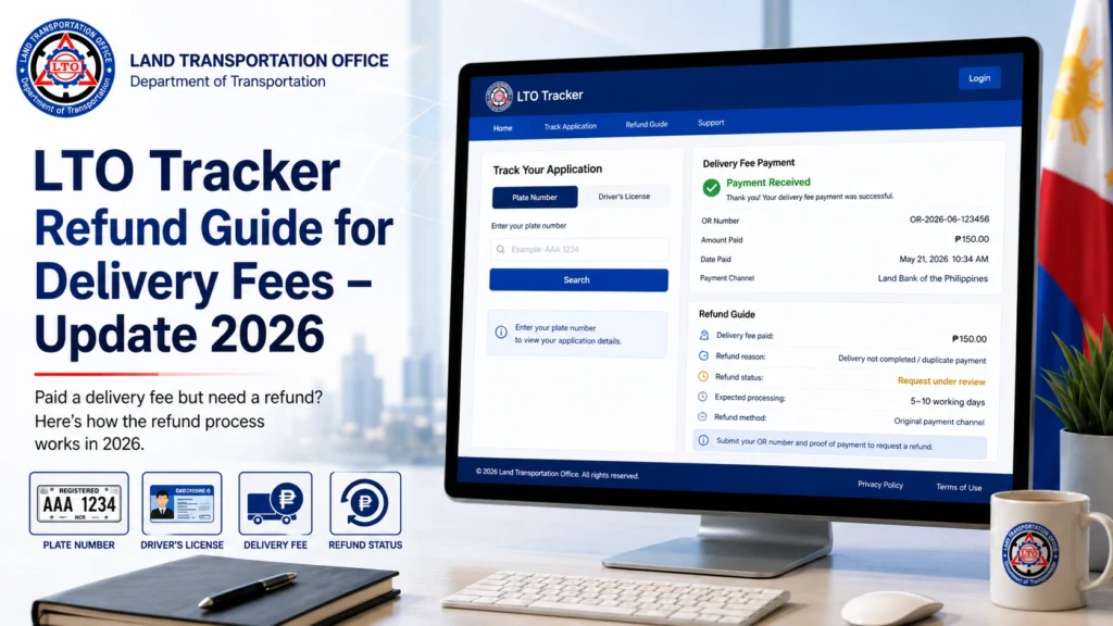 Steps to Request an LTO Tracker Delivery Fee Refund