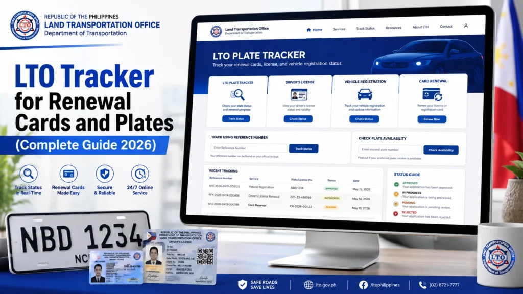 Step by Step Guide to Track Renewal Cards and Plates