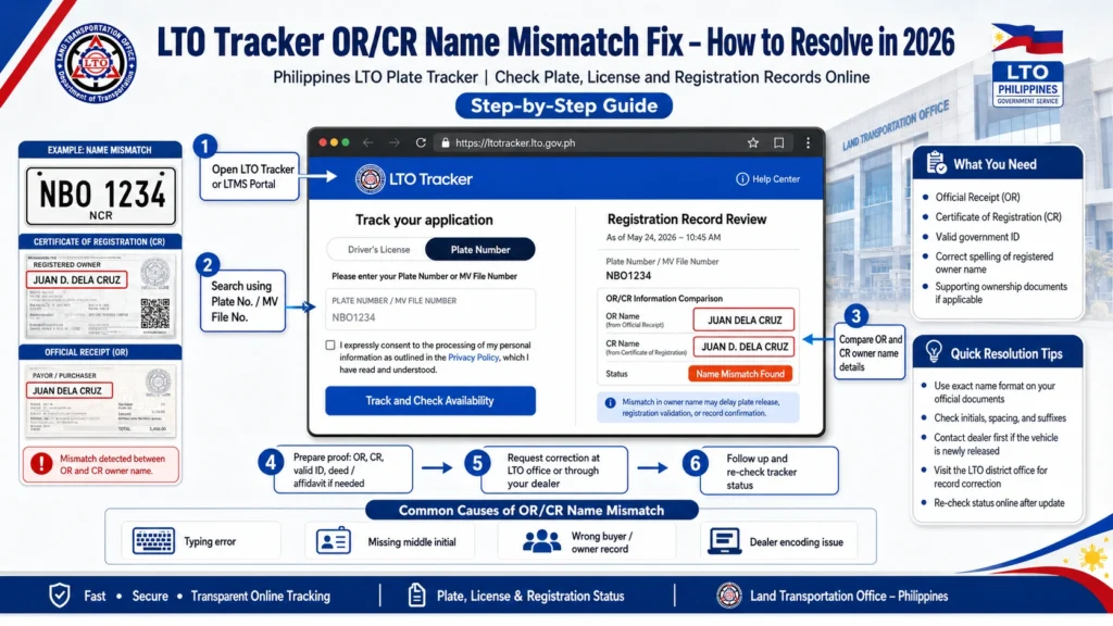 Step-by-Step Fix for OR/CR Name Mismatch